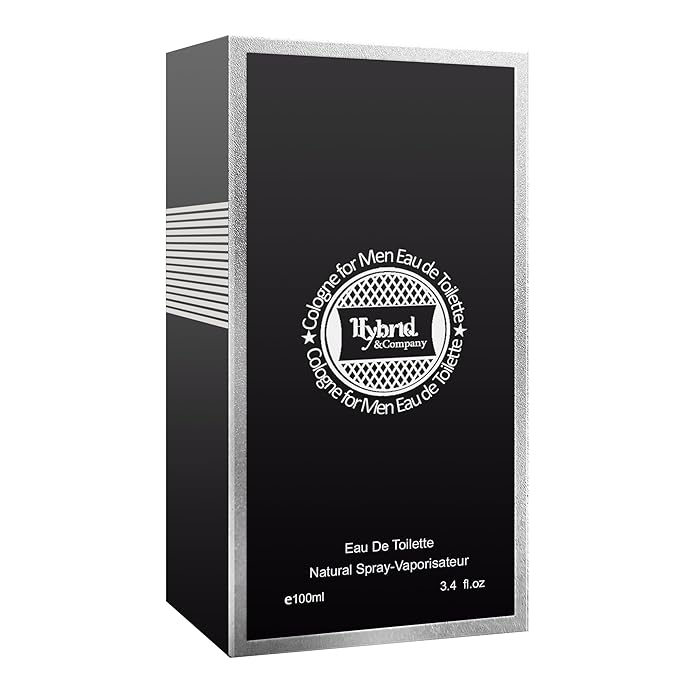 Hybrid & Company SG Cologne for Men Eau De Toilette Natural Spray Masculine Scent 3.4 Fl Oz