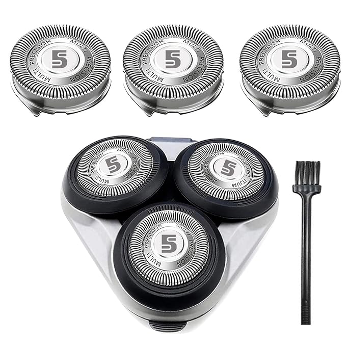 SH50 Replacement Heads Compatible with Philips Norelco Series 5000, SH50 Replacement Blades for Philips Norelco Shaver, HQ8 Heads