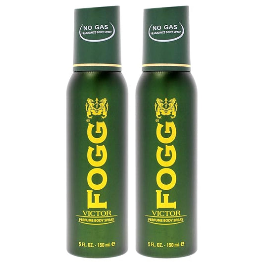 Fragrance Body Spray - Victor by Fogg for Men - 5 oz Body Spray - Pack of 2