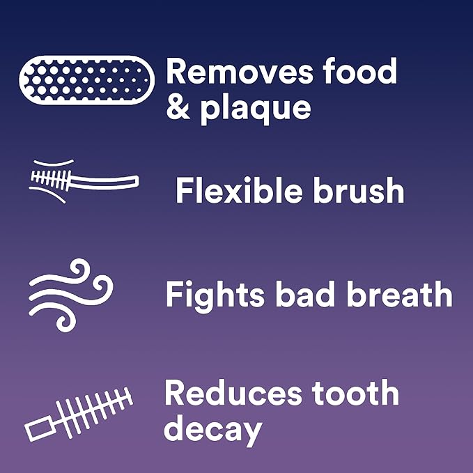 Dentek Interdental Brushes - Tight, 16 Count, 6 Pack - Easy-Brush Interdental Plaque Remover with Fluoride - Cleans Tight Spaces Around Teeth, Braces & Other Dental Appliances