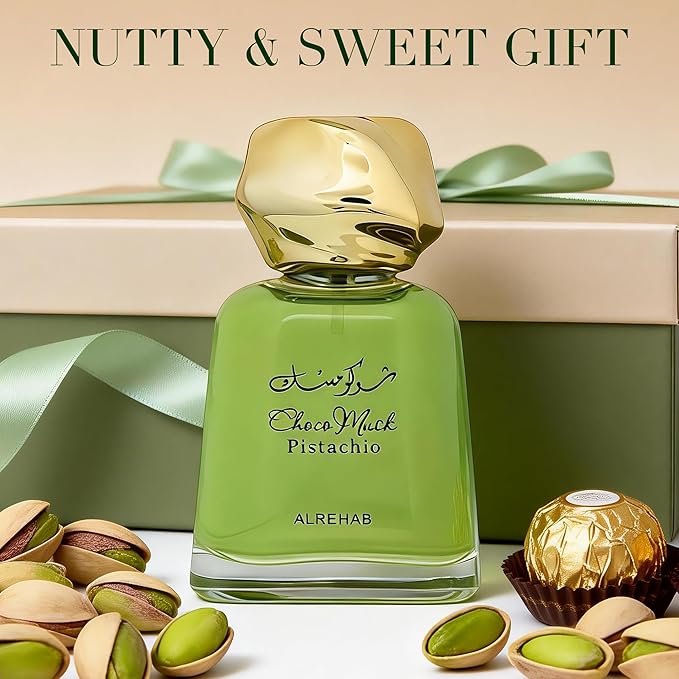 Women’s Eau de Parfum, Sweet Gourmand Women’s Perfume with Pistachio & Vanilla Notes, Choco Musk