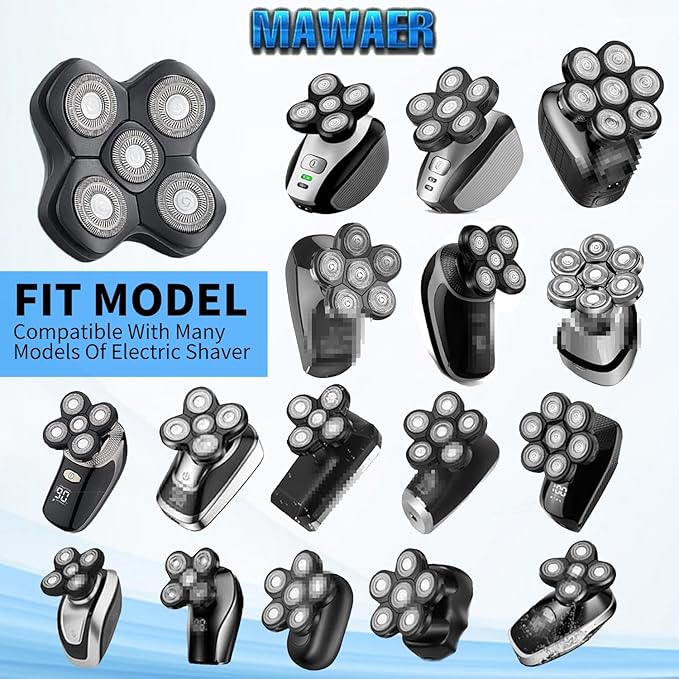 Universal Magnetic 5 Blade Replacement Heads for Freebird and Other Brands