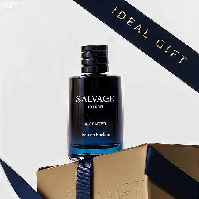 Men's Cologne SaExt&Valentin Milano Eau de Parfum Gift Set - 3.4 Fl Oz Each | Citrus Spicy & Woody Ambergris Fragrance | Luxury Perfume for Day & Night