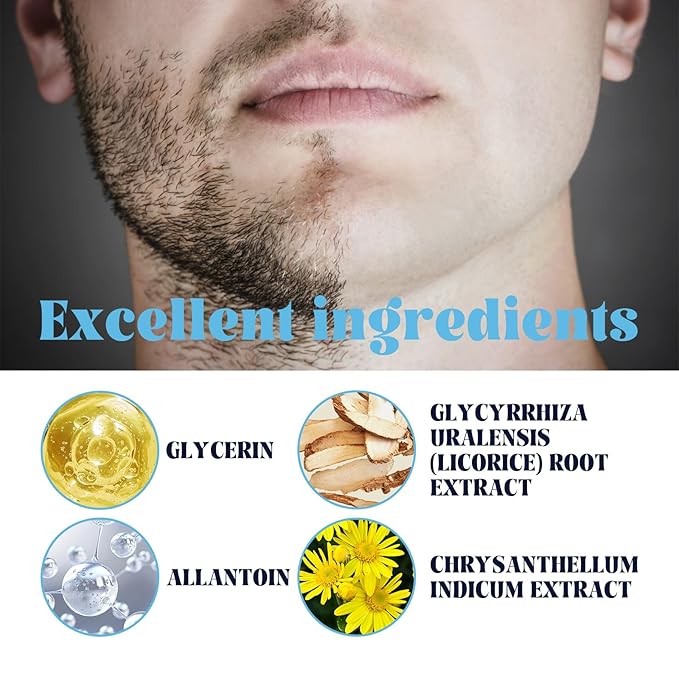 Men's Hair Removal Spray Foam - Plant Extract Soothing Depilation Spray Painless & Gentle Depilatory Cream for All Skin Types - Effective for Armpits, Chest, Back, Legs & Body