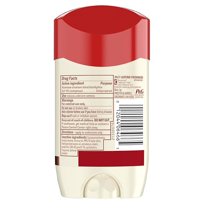 Old Spice Antiperspirant & Deodorant for Men, Holidudes Limited Edition, 24/7 Sweat Protection, Stocking Stuffer, Snickerdudel Sugar Cookie Scent, 2.6 oz