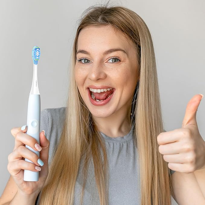 Replacement Toothbrush Heads for Philips Sonicare C3 C2 G3 A3 W2 W3, 6 Pack Soft Silicone Brush Heads for HX9054 4100 5100 6100 7500, Compatible with Snap-On Handles, Anti-Collision Design