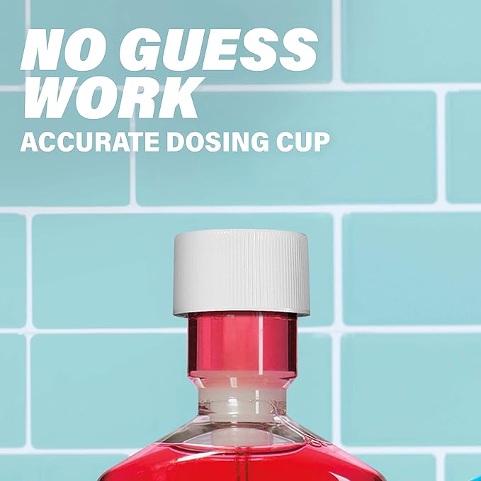 ACT Anticavity Fluoride Mouthwash, Cinnamon | Zero Alcohol | 18 fl. oz. | Pack of 2 | Accurate Dosing Cup