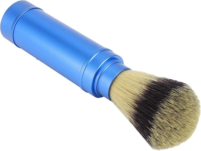 Taidda- Men Shaving Brush, Travel Shaving Brush Aluminum High Water Retention Beard Brush, Ergonomic Designs for Shaving Foam Kids Salon Home Man