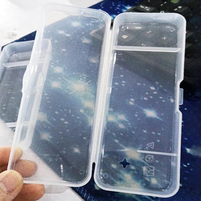 Transparent Shaving Box for Shaver Razor, Razor Protector Plastic Box Cover Container Storage for Manual Razor System Shaver Accessories, Men's Electric Shaver Accessories
