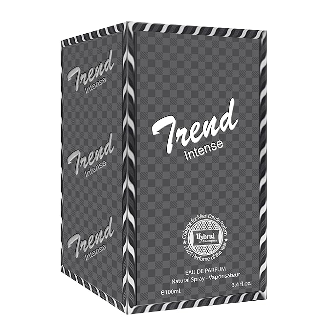Hybrid & Company Trend Intense Eau De Parfum For Men Vaporisateur Natural Spray 3.4 Fl Oz