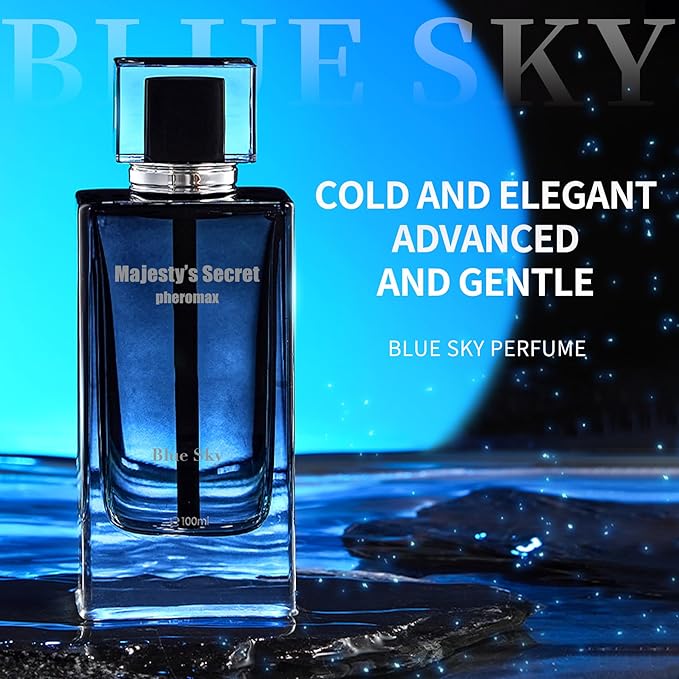 MAJESTY'S SECRET PHEROMAX Pheromone Cologne for Men – Luxury 3.4 fl oz Eau de Parfum Spray with Fresh Woody & Warm Notes, Long-Lasting Pheromone Fragrance Ideal for Office, Date Night, and Gifts