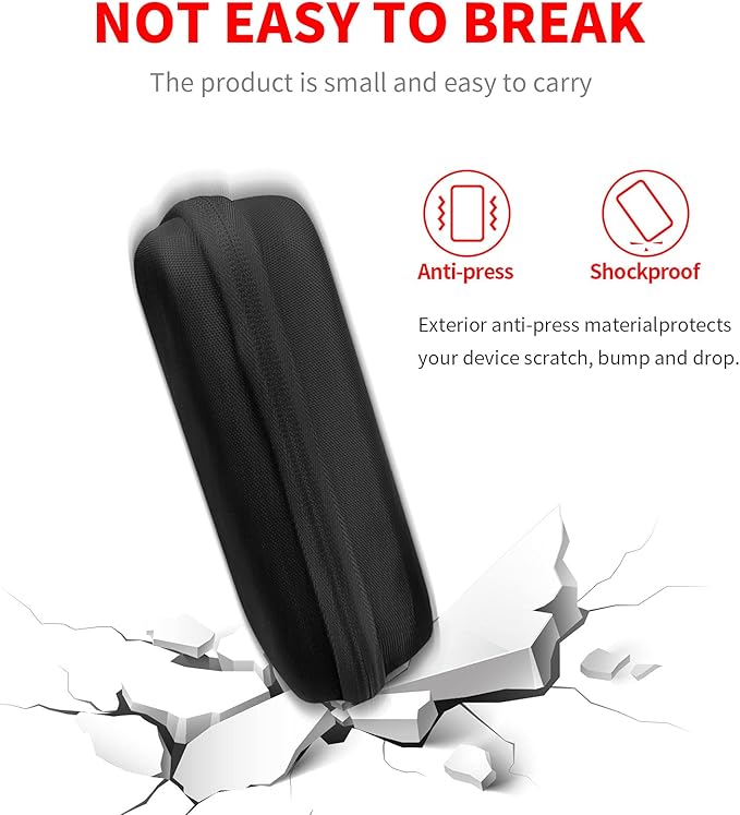 MEROM Hard Case Compatible with Meridian Grooming Shaver Electric Groin Body Trimmer and Accessories, Travel Storage Case for Trimmers, Case Only