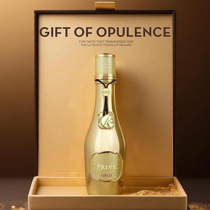 Priv Oros for Men | Eau de Parfum 100ml | Gourmet Cologne with Coffee, Almond, Vanilla & Sandalwood | Long-Lasting Luxury Scent for Day & Night