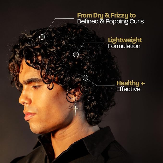 BASED Leave-In Conditioner, Instant Frizz Control, Hydrates & Nourishes Hair, Premium Leave-In Conditioner for Men, Healthy Frizz-Free Hair in Minutes (6.8 oz Pack of 2)
