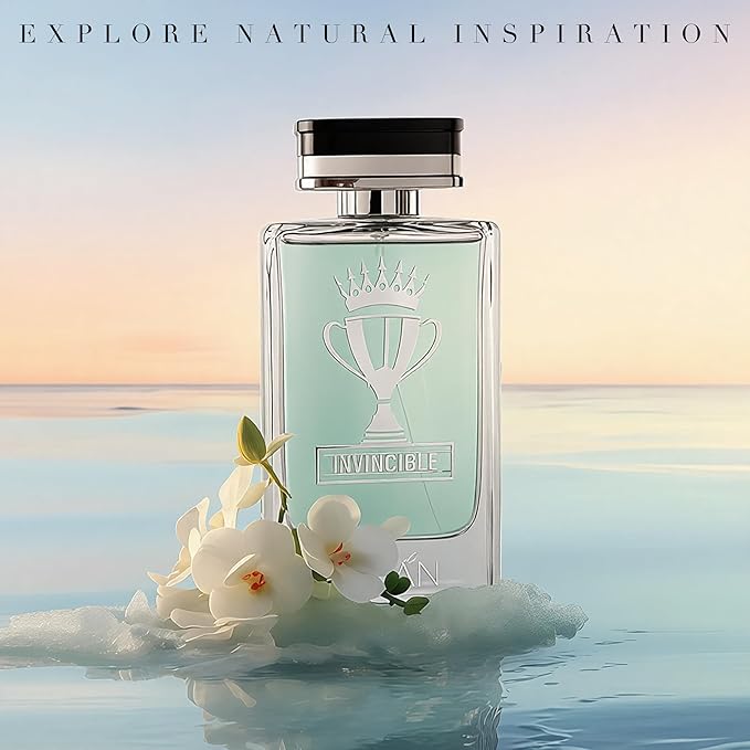 INVINCIBLE, Men's Cologne Gift, Long Lasting EDP Fresh Scent, Perfume with Award-Winning Style, Daily Fragrance for Men, 3.4 Fl Oz