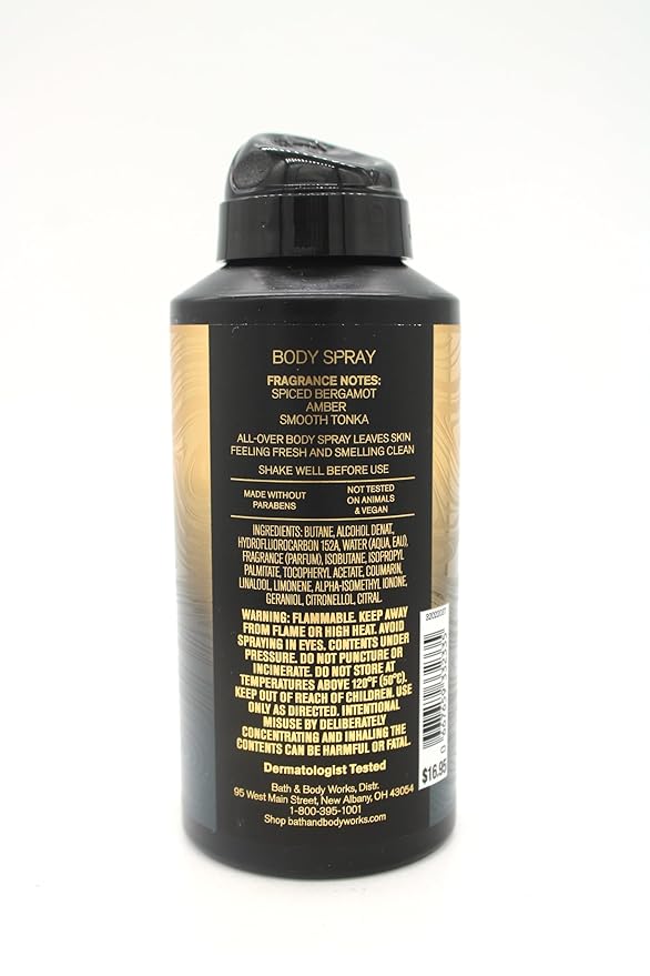 After Dark, Bath and Body, Men’s Body Spray, 3.7 oz