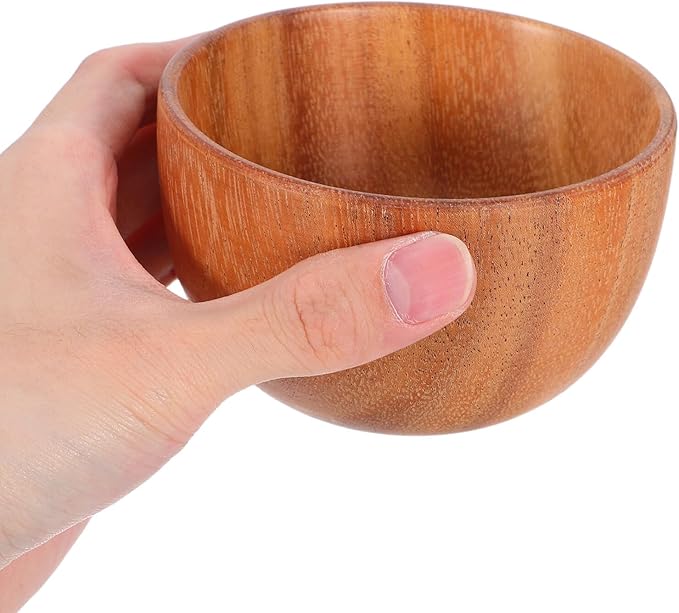 FRCOLOR Wooden Shaving Soap Bowl for Men Lather Bowl Lightweight Beard Foam Container Suitable for Home and Travel Grooming