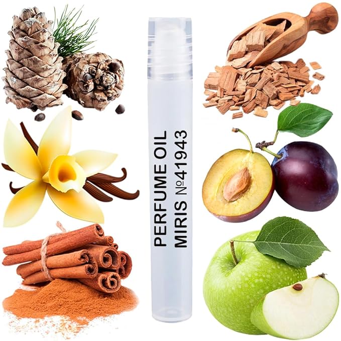 MIRIS No. 41943, Inspired by Bos Bottled No. 6, Long-Lasting Perfume Oil for Men Roll-On, Rollerball 0.34 Fl Oz / 10 ml