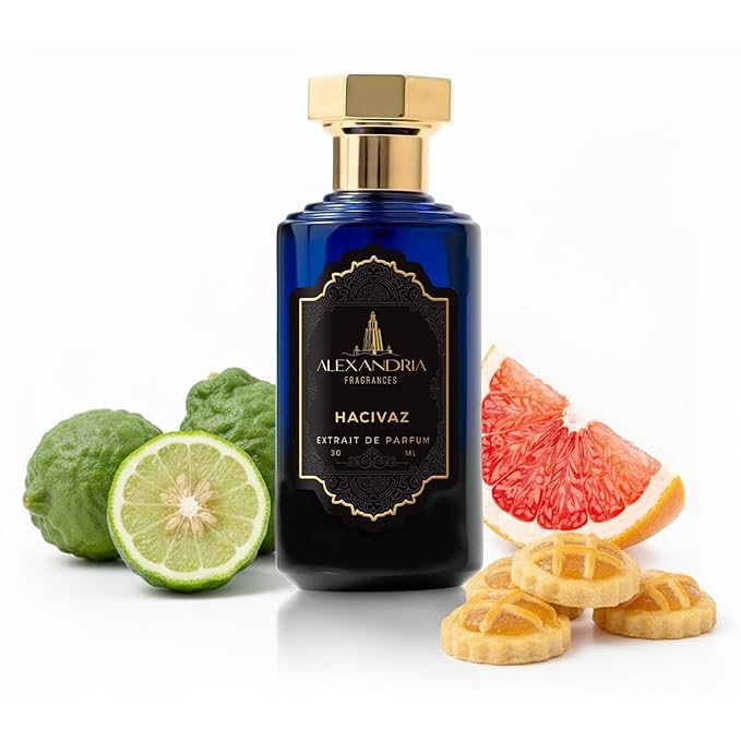 Alexandria Fragrances Hacivaz Perfume - Long Lasting Eau de Parfum for Men - Men's Cologne with Bergamot, Pineapple, and Grapefruit - Elegant Woody Citrus Parfum - Perfect for Every Occasion – 30ml