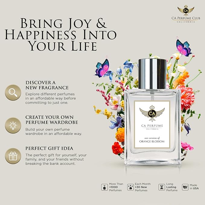 CA Perfume Impression of Cafe Rose for Women and Men Long Lasting Unisex Fragrance Eau De Parfum 1.7 Fl Oz 50ml