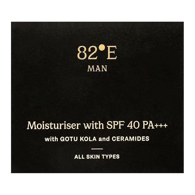 82E Moisturiser With SPF 40 PA Plus for Men - 1.7 oz Moisturizer