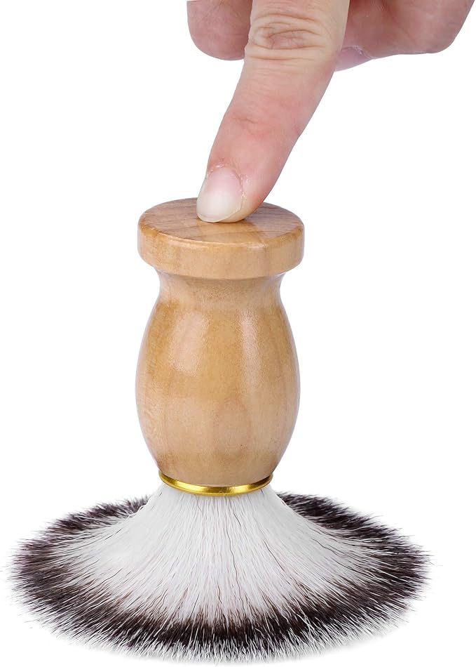 Aethland Personalized Shaving Brush Set for Men Dad, Customized Name Letters Shave Brush Stainless Steel Shaving Razor Holder Soap Bowl Mug Shaving Brush Kit for Men Gifts