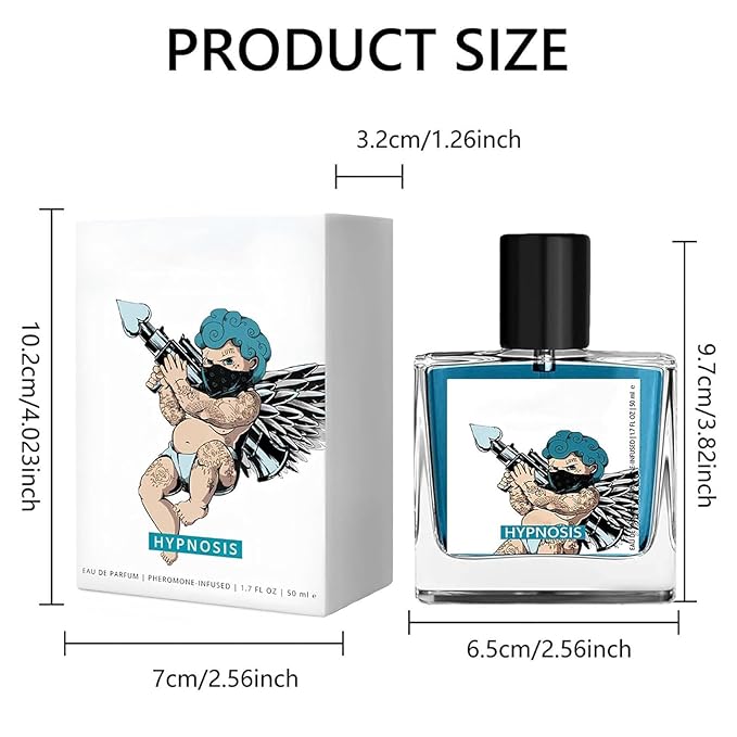 Hypnosis 2.0 Cologne for Men, Pheromone-Infused Cologne for Men, Long Lasting Scent, Hypnosis Perfume Pheromone for Father, Boy Friend and Husband (50ml)
