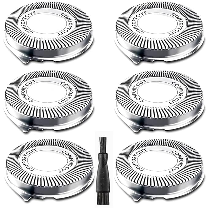 6pcs HQ8 Replacement Heads Compatible with Philips Norelco Aquatec Shavers PT720 PT730 AT810 AT815 AT830 AT880,hq8505 HQ8 Blades