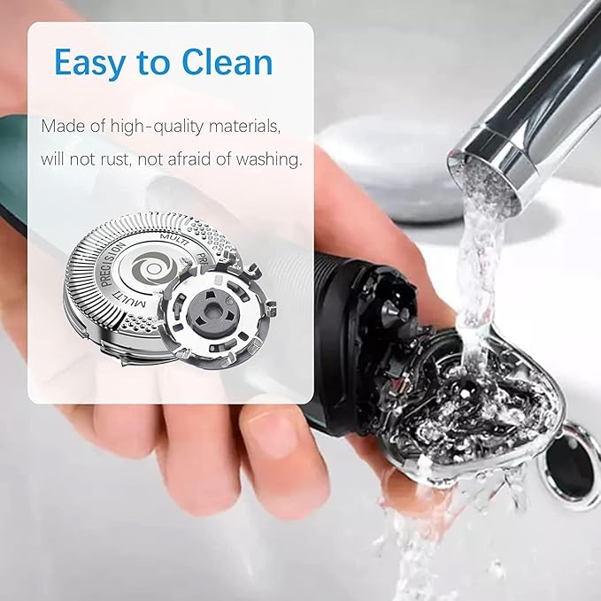 SH50 Replacement Heads Compatible with Philips Norelco Series 5000 Replacement Heads,SH50 Replacement Blades for Philips Norelco Series 5000 Electric Shaver S5210 S5380