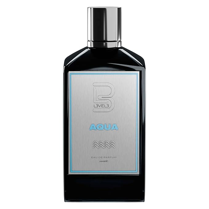 L3 Level 3 Eau de Parfum Cologne for Men - Long Lasting EDP - Mint, Lavender, Amberwood Notes - 3.38 fl oz (Aqua)