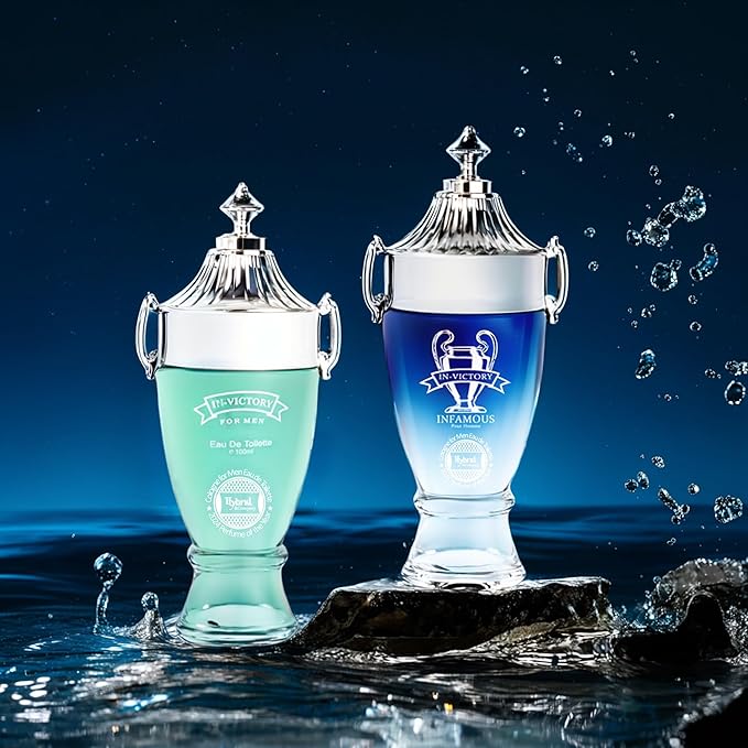 Hybrid & Company Men's 2 Pcs Classsic Scent Spray Eau De Toilette Perfume