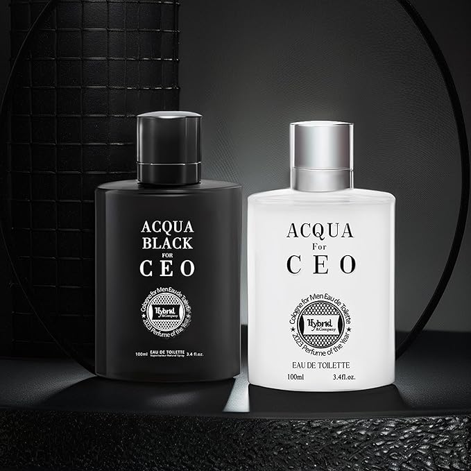 Hybrid & Company Men's 2 Pcs Classsic Scent Spray Eau De Eau De Perfume Toilette