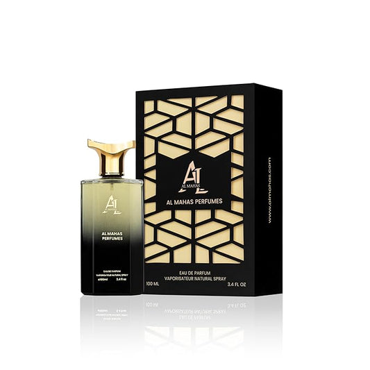 Oud Wood Perfume - Eau de Parfum 100 ml (3.4 Oz) Long Lasting Bold Men Perfume, Floral Woody Scent Arabian Cologne. Notes: Cardamom, Pink Pepper, Patchouli, Amber, Oud