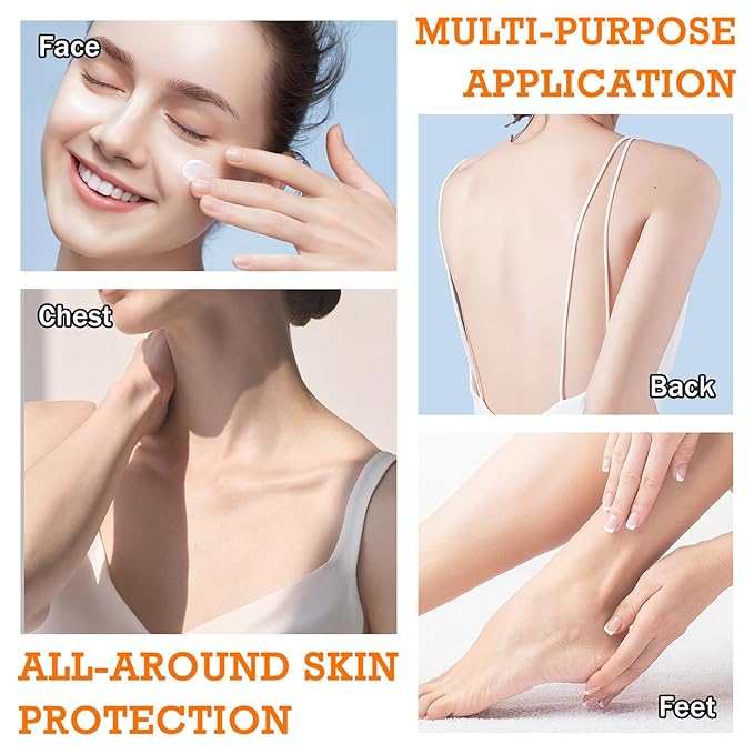 Face Sunscreen Cream SPF60+ PA+++,Travel Size Sunscreen for Face,Lightweight Sun Cream for All Skin Types,Moisturizing Sunblock Long Lasting Non-greasy Facial Moisturizer