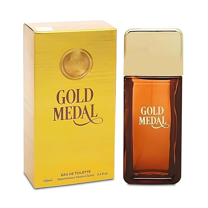 Gold Medal Men Cologne Fresh Scent Eau De Toilette Spray, Fragrance For Men Long-Lasting Cologne Choice For Daily Wear Elegant 100ml Bottle