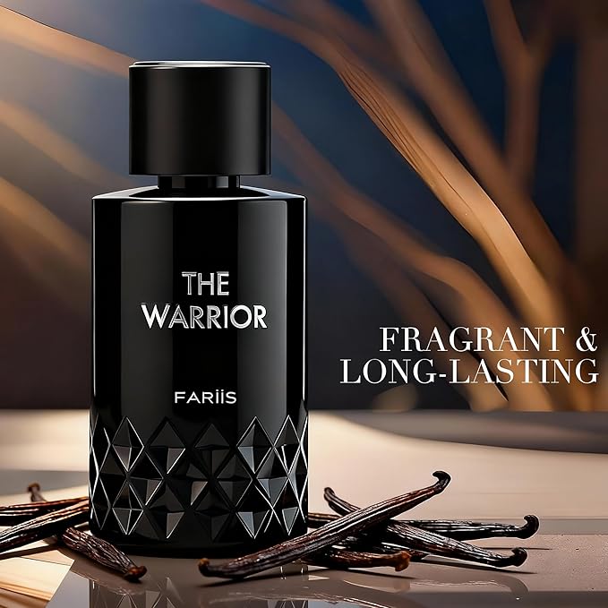 The Warrior Premium Men's Cologne | 100ml Long-Lasting Eau de Parfum | Bold Citrus Leather Fragrance | Valentine's Day Gift for Him