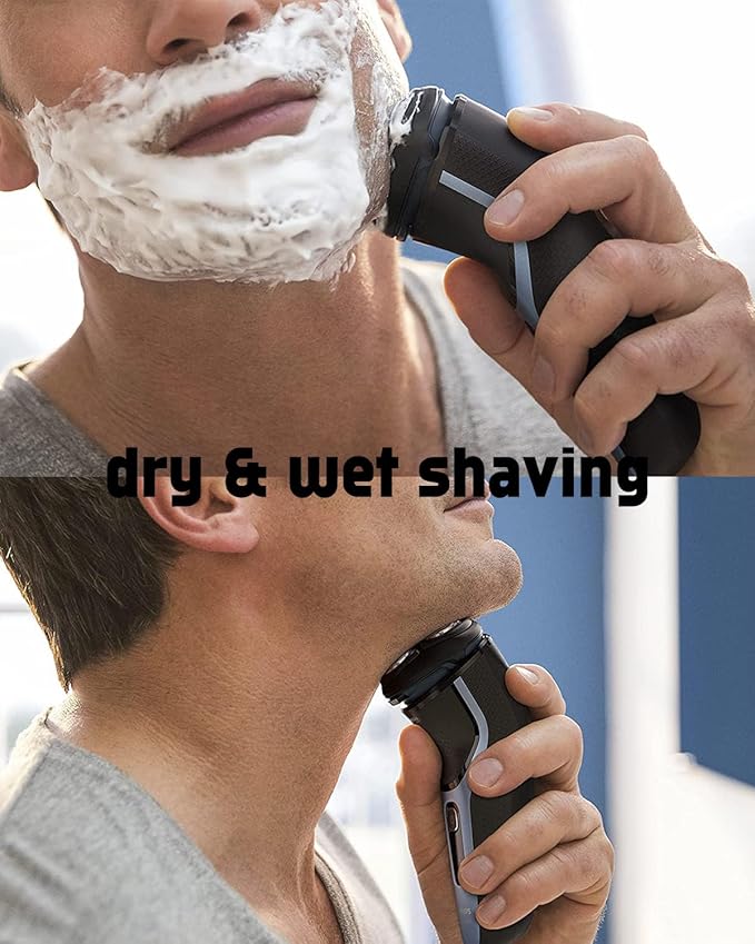 Electric Razor for Men Blades Compatible with rategist Replacement Blades rategist Electric Shaver Blades for rategist Rechargeable Electric Shaver WD787, 2 Cleaning Brush, 6 Pack