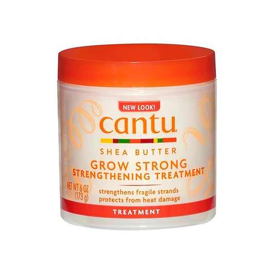 Cantu Grow Strong Strengthening Treatment, 6 Oz, White
