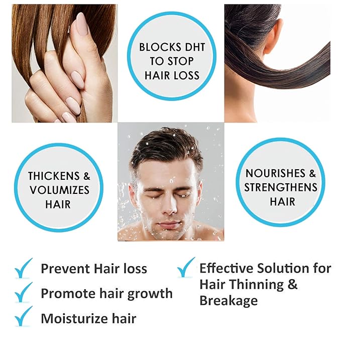 Hairgenics Pronexa Clinical Strength Hair Growth & Regrowth Therapy Hair Loss Shampoo With Biotin, Collagen, and DHT Blockers for Thinning Hair, 8 fl. oz.