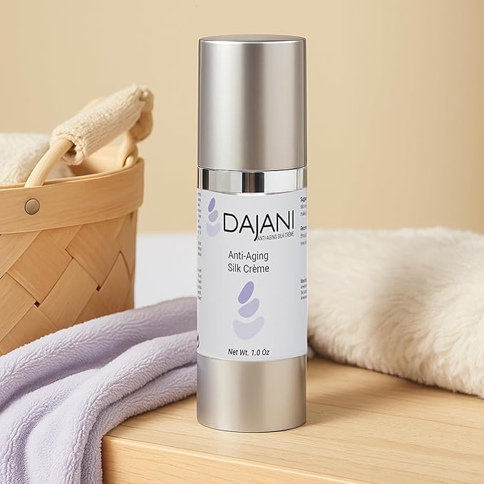 DAJANI Anti Aging Face Cream (1.0 Oz) | Anti Wrinkle Firming Cream With Lavandula Oil, Shea Butter & Teprenone | Neck Creams for Tightening & Firming | Facial Skin Care for Men & Women