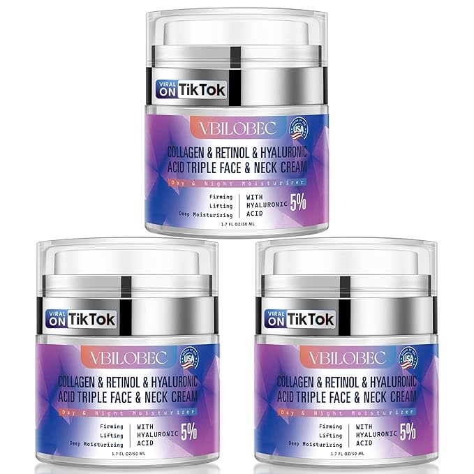 2025Latest Neck Firming Cream:[30+ SGS Certified][Used by Over 1M Fans]Anti-aging Neck & Face Tightening Cream,Lifting Moisturizer & suitable for face,neck and upper chest,1.7 fl oz.for Women&Men,3PC