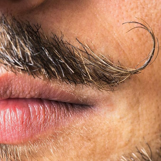 Lucky Franc's Unscented Mustache Wax for Men. Strong Frim Hold Stache Wax For Men's Grooming. All Natural Scent Free Formula With Beeswax And Coconut Oil. USA Made Mustache Styling Wax 2 Ounces