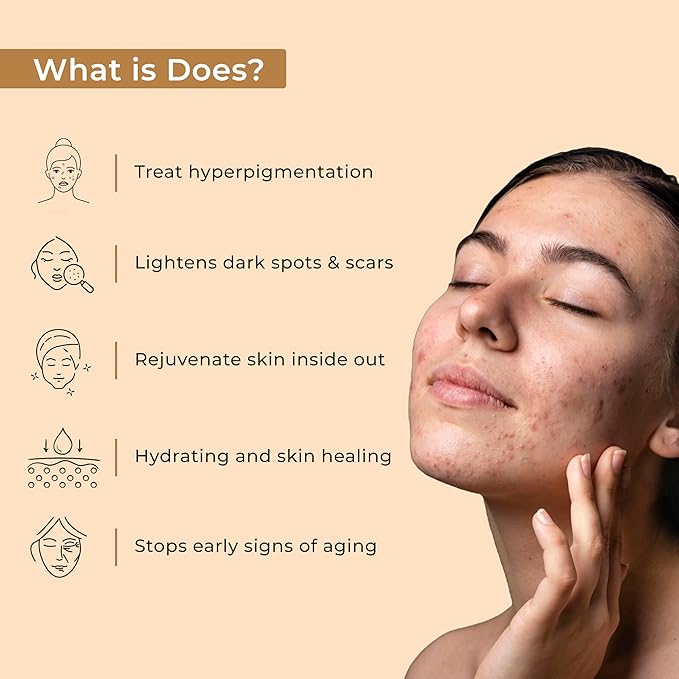 INDUS VALLEY Skin Lightening Cream, Hyperpigmentation Gel For Radiant & Glowing, Dark Spot Remover, for Men and Women, Facial Moisturizer, Hydrating Facial Skin 50ml