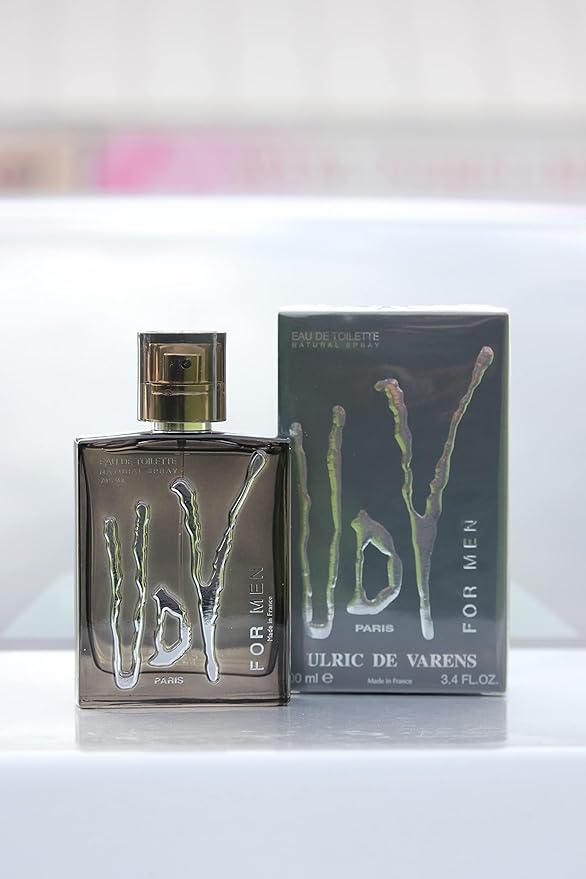 Ulric De Varens Classic Eau De Toilette for Men - Masculine, Seductive, and a Scent of Virility - Tantalizing, Woody, Citruses and Notes of Fern, Mint, Tarragon, and Rosemary- 3.4 Fl Oz