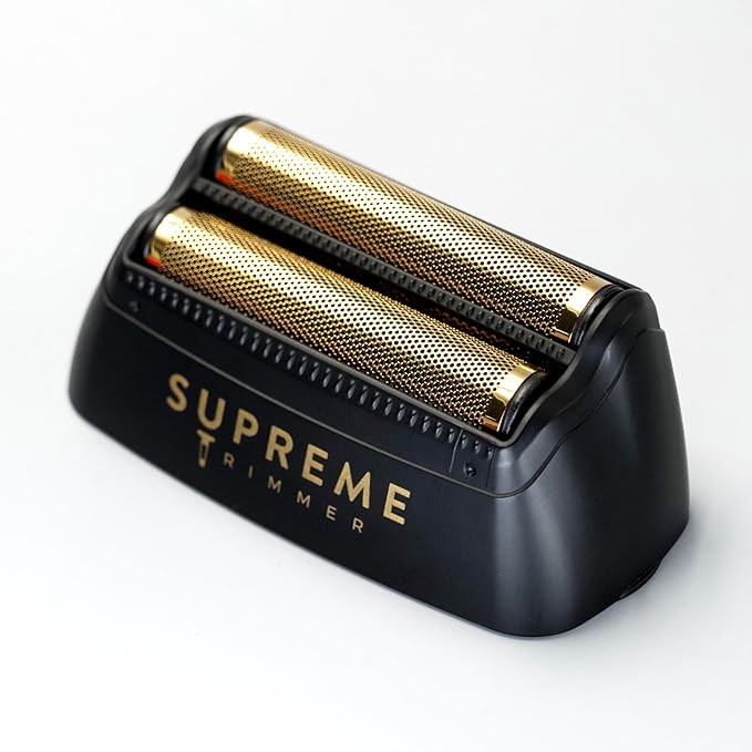 Supreme Trimmer Replacement Foil & Cutter SB63 | Hypoallergenic Foil for Crunch STF602 | Black