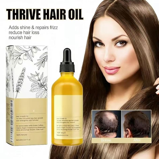 Rosemary Hair Care Essential Oil - Hair Repair, Smoothing, Gentle Nourishment, and Shine Hair Oil