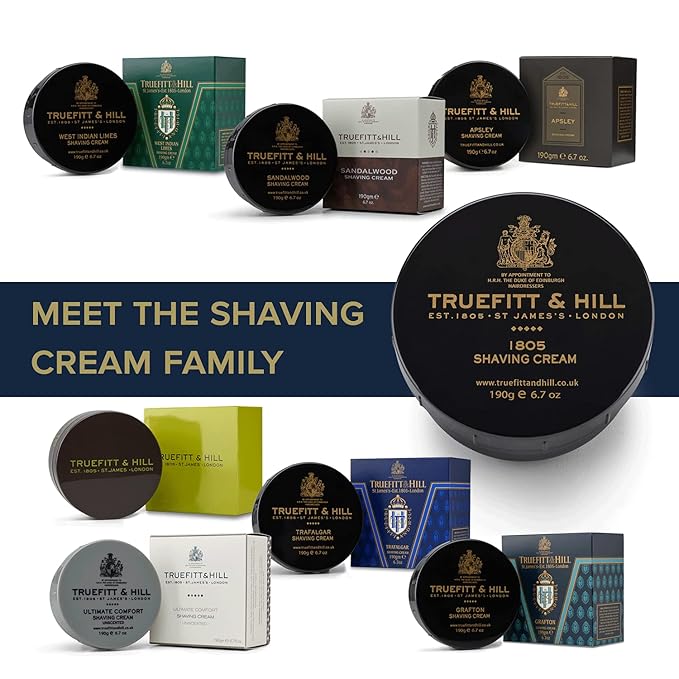 Truefitt & Hill Truefitt & Hill 1805 Shave Cream Bowl 190gm