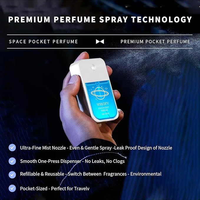 apple fresh fragrance,Black chestnut Violet Freesia perfume for men long-term spray, 1.65ounce portable designPortable pocket