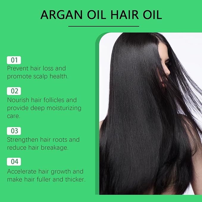 Organic Hair Growth， Rosemary & Batana Oil for Scalp & Hair Strengthening，All Hair Types Treatment Oil (1 Pcs)