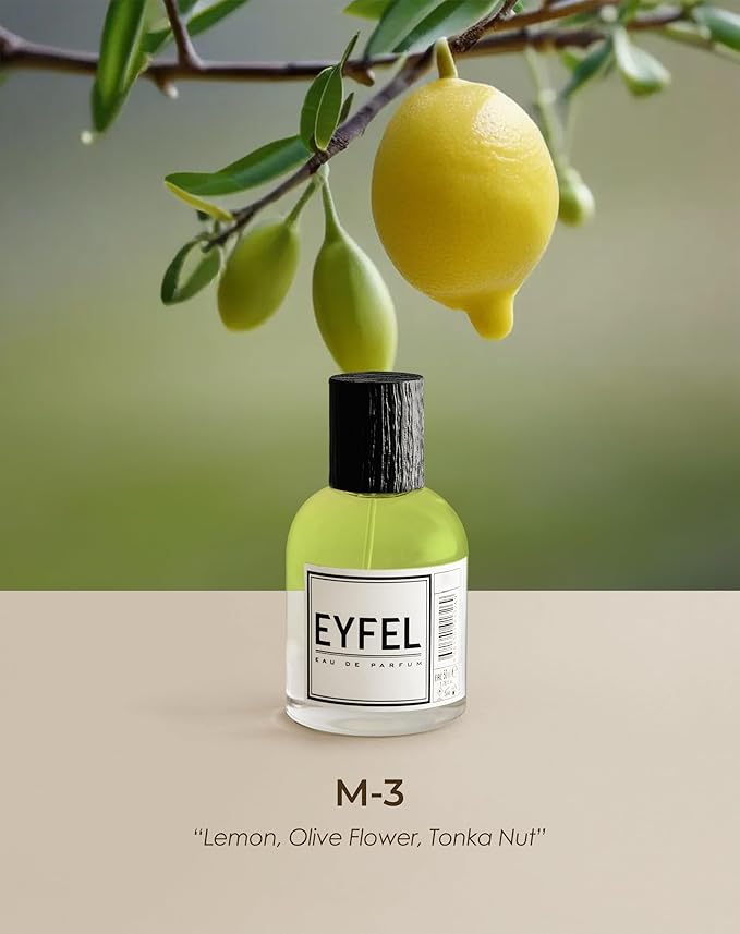 EYFEL Perfume for Men – M3 INSPIRED BY BLACK CODE – Eau de Parfum Spray – Men’s Cologne – EDP 50 ml / 1.76 FL. OZ.